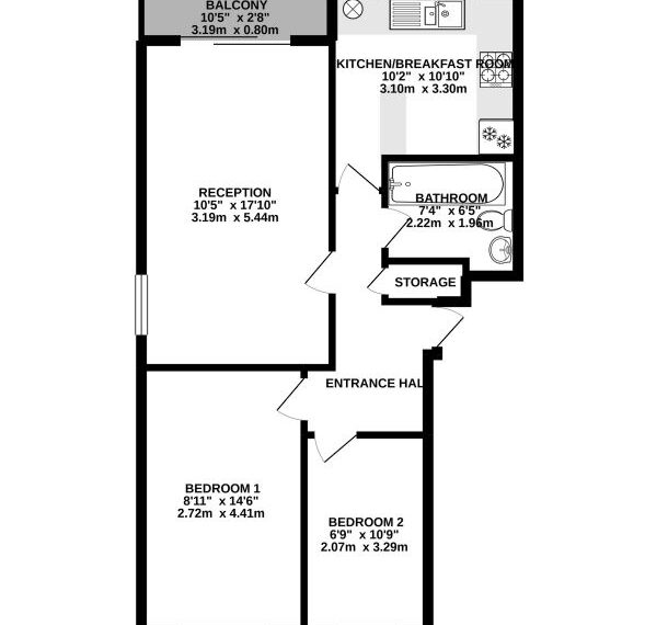 Floor plan - Roselle & Fir Tree (1st & 2nd fl)