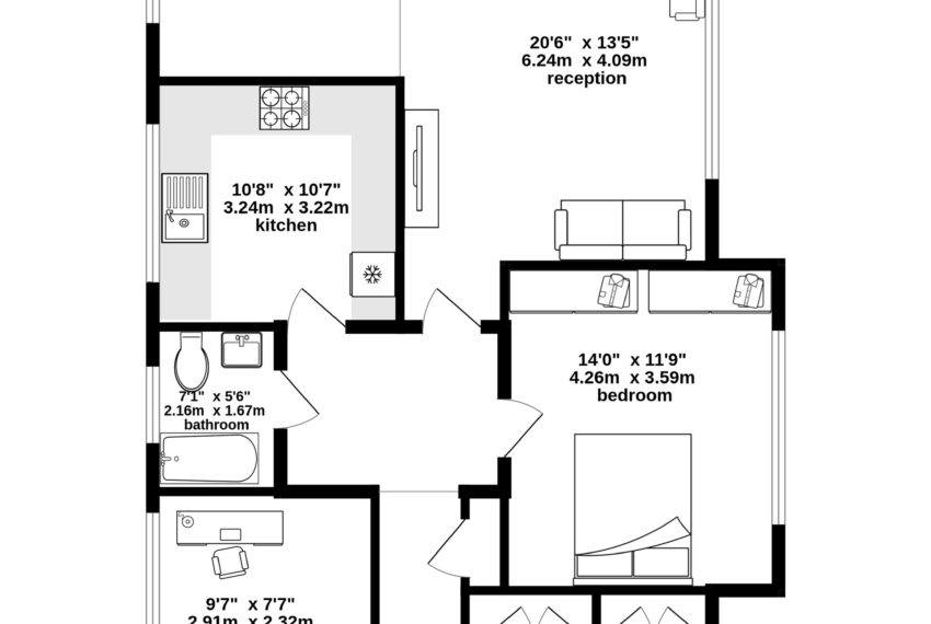 Flat35Minstercourt28hillcrestroadW51HH-High